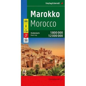 Morocco, Freytag & Berndt Road Map