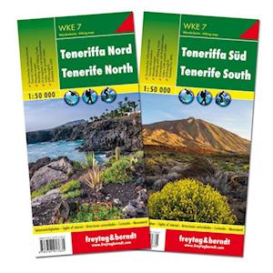 Tenerife North And South Hiking + Leisure Map, 2 Sheets  1:50 000