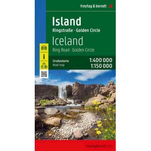 Island - Iceland Ring Road - Golden Circle, Freytag & Berndt Road Map