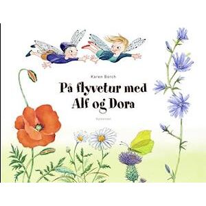 Karen Borch På Flyvetur Med Alf Og Dora