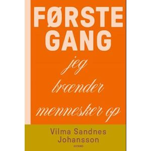 Vilma Sandnes Johansson Første Gang Jeg Brænder Mennesker Op