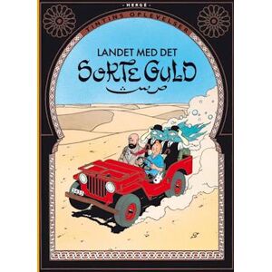 Hergé Tintin: Landet Med Det Sorte Guld - Retroudgave