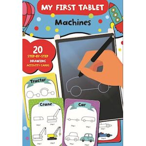 My First Tablet - Maskiner (Med 20 Tegnekort Og Tablet)