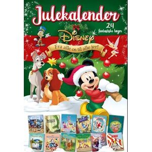 Disney Julekalender Med 24 Fantastiske Bøger