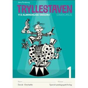 Jens Porsborg Larsen Tryllestaven Stavekursus 1. 112 Alm. Småord, 5 Stk.