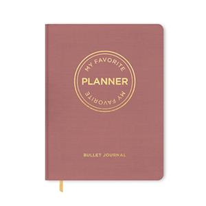 Forlaget Aronsen My Favorite Planner Bullet Journal / Vintage Rosa