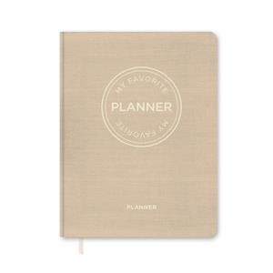 Forlaget Aronsen My Favorite Planner Udateret Planner / Lys Sand