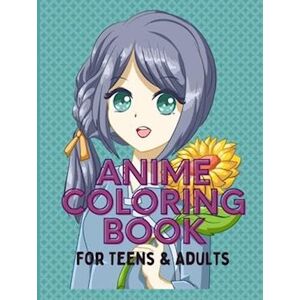 Alessia Berruti Anime Coloring Book For Teens And Adults