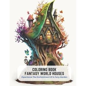 Angela Ryan Coloring Book Fantasy World Houses: Experience The Enchantment Of A Fairy Garden