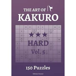 Editions Ducourt The Art Of Kakuro Hard Vol.5