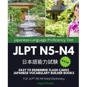 Ozaki M. Kokura Easy To Remember Flash Cards Japanese Vocabulary Builder Books Full Jlpt N5 N4 Kanji Dictionary English Arabic