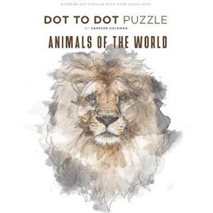 Vanessa Goldman Animals Of The World - Dot To Dot Puzzle (Extreme Dot Puzzles With Over 30000 Dots)