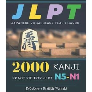 Hirata Osaka 2000 Kanji Japanese Vocabulary Flash Cards Practice For Jlpt N5-N1 Dictionary English Punjabi