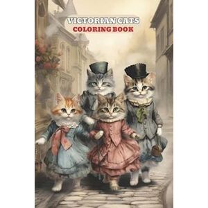 Generic Victorian Cats Coloring Book