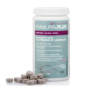 Punalpin® PLUS (180 tabletter/1 mdr.) Granatæble, galanga, aronia, zink, selen