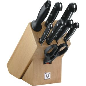 ZWILLING TWIN Gourmet Sæt med knivblok 9-dele, Beige