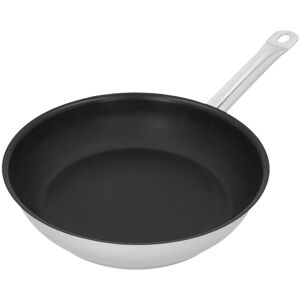 Demeyere Resto 3 Stegepande 28 cm, 18/10 rustfrit stål, Sølv-Sort