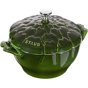 Staub La Cocotte 22 cm / 3 l, Artiskok, Basilikum-Grøn, Støbejern