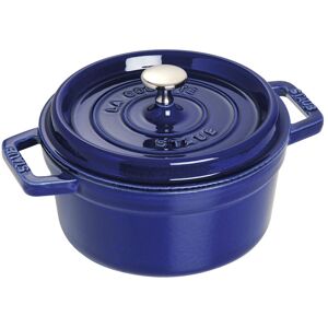 Staub La Cocotte 20 cm / 2,2 l, Rund, Mørk-Blå, Støbejern