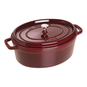 Staub La Cocotte 33 cm / 6,75 l, Oval, Grenadine, Støbejern