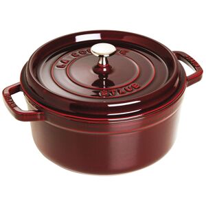 Staub La Cocotte 26 cm / 5,25 l, Rund, Grenadine, Støbejern