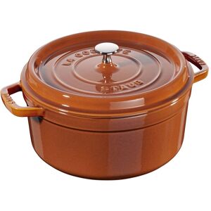 Staub La Cocotte 26 cm / 5,25 l, Rund, Kanel, Støbejern