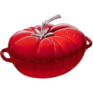 Staub La Cocotte 25 cm / 3 l, Tomat, Kirsebærrød, Støbejern