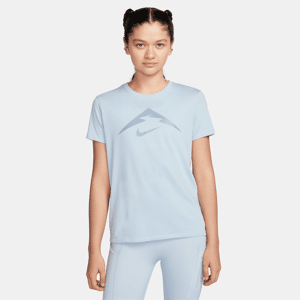 Nike Trail Dri-FIT-T-shirt til kvinder - blå blå L (EU 44-46)