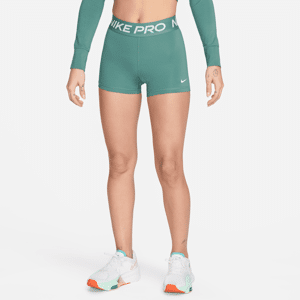 Nike Pro-shorts (8 cm) til kvinder - grøn grøn XS (EU 32-34)