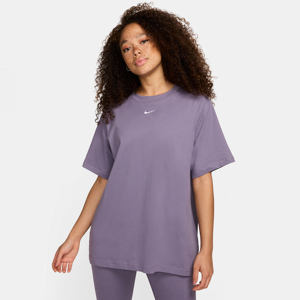 Nike Sportswear Essential-T-shirt til kvinder - lilla lilla XS (EU 32-34)