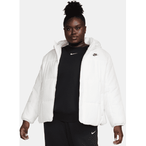 Nike Sportswear Essential Therma-FIT-dynejakke til kvinder (plus size) - hvid hvid 1X