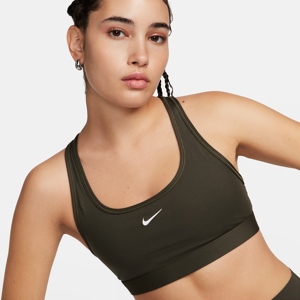 Nike Swoosh Light Support-sports-bh uden indlæg til kvinder - grøn grøn L