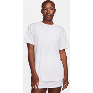 Kortærmet Nike One Relaxed Dri-FIT-trøje til kvinder - hvid hvid M (EU 40-42)