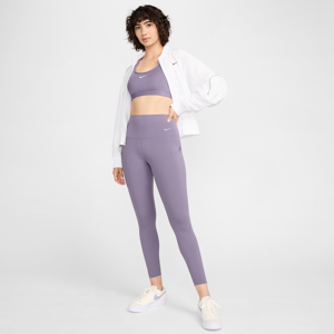 Nike Universa-leggings i 7/8 længde med medium støtte, høj talje og lommer til kvinder - lilla lilla XS (EU 32-34)
