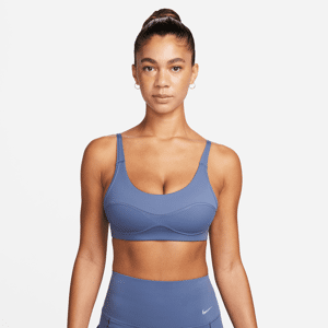 Nike Indy City Essential-sports-bh med let støtte og let for til kvinder - blå blå 2XL