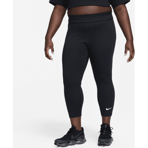 Nike Sportswear Classic-7/8-leggings med høj talje til kvinder (plus size) - sort sort 2X