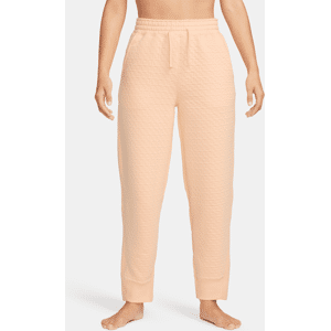 Overdimensionerede Nike Yoga Therma-FIT-bukser med høj talje til kvinder - Orange Orange M (EU 40-42)