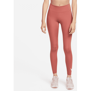 Nike Swoosh Run-løbeleggings i 7/8-længde med mellemhøj talje til kvinder - rød rød XS (EU 32-34)