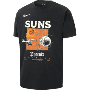 Phoenix Suns Courtside Nike NBA Max90-T-shirt til mænd - sort sort XXL