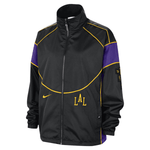 Los Angeles Lakers Swoosh Fly 2023/24 City Edition Nike NBA-jakke til kvinder - sort sort L (EU 44-46)