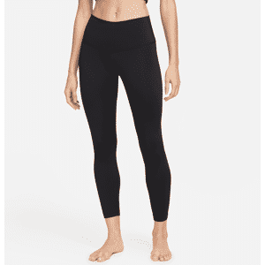 Nike Yoga-7/8-leggings med høj talje til kvinder - sort sort XL (EU 48-50)