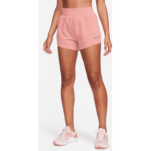 Nike Dri-FIT Running Division-løbeshorts med indershorts (8 cm), høj talje og lommer til kvinder - Pink Pink XL (EU 48-50)