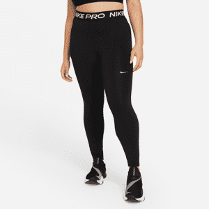 Nike Pro 365-leggings til kvinder (plus size) - sort sort 1X