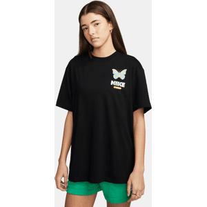 Nike Sportswear Boyfriend-T-shirt med grafik til kvinder - sort sort S (EU 36-38)