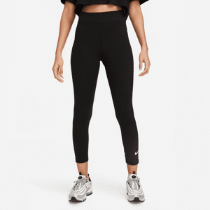 Højtaljede 7/8-Nike Sportswear Classic-leggings til kvinder - sort sort XL (EU 48-50)