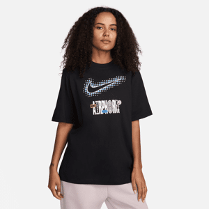 Nike Sportswear-T-shirt med grafik til kvinder - sort sort S (EU 36-38)