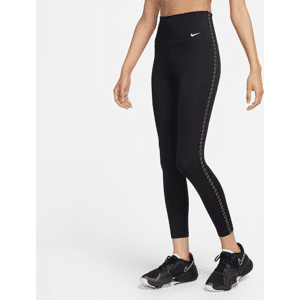 Højtaljede Nike One-Therma-FIT-leggings med 7/8-længde til kvinder - sort sort S (EU 36-38)