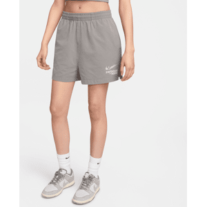 Nike Sportswear-vævede shorts til kvinder - grå grå L (EU 44-46)