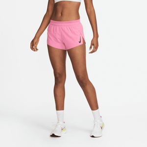 Nike AeroSwift-løbeshorts til kvinder - Pink Pink L (EU 44-46)