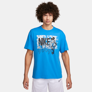 Nike Max90-basketball-T-shirt til mænd - blå blå L